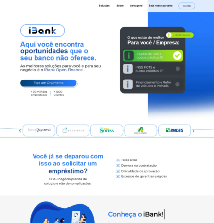 Capa - Ibank Open Finance